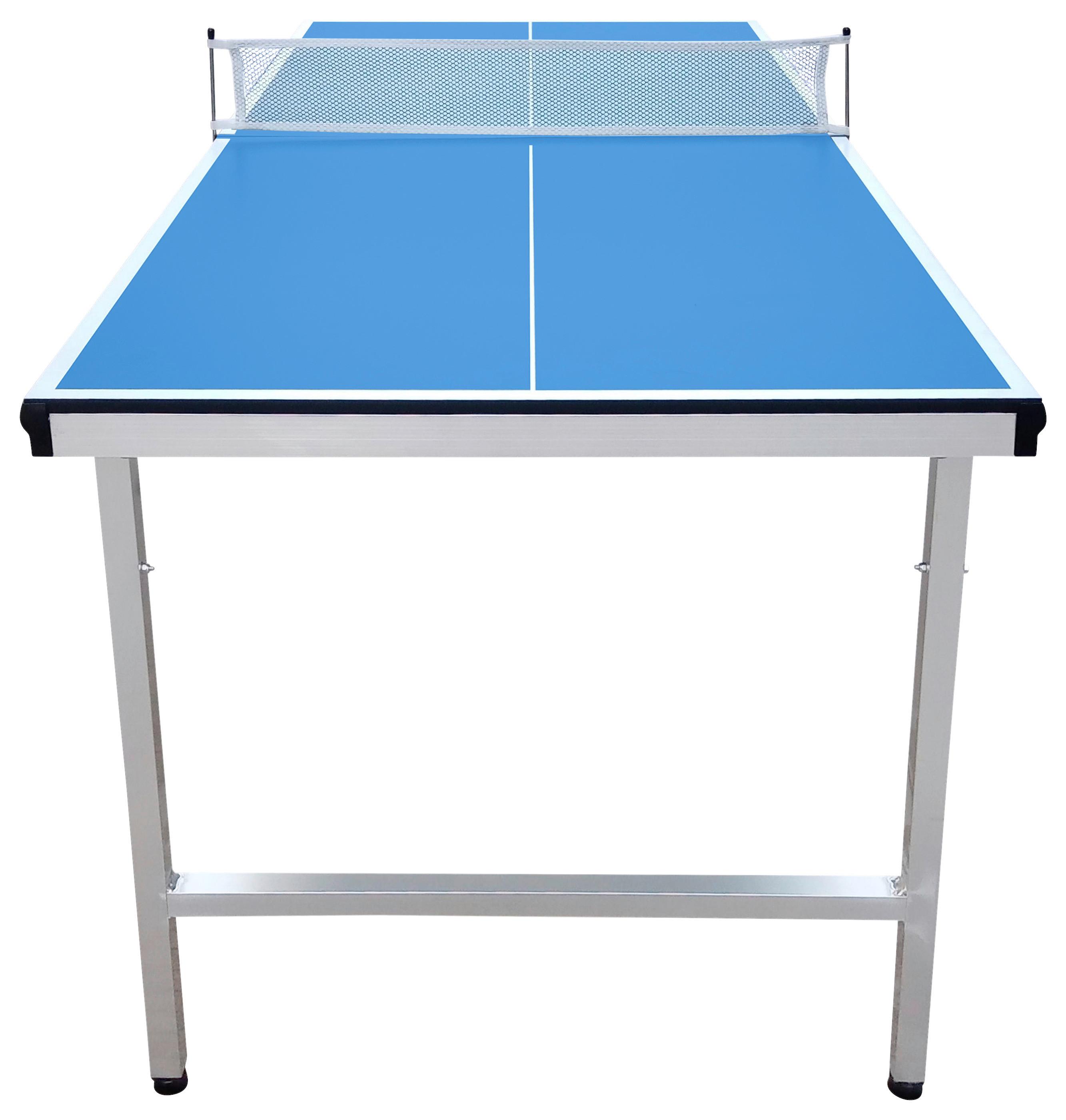 Tischtennistisch C060.002.00 - Blau, KONVENTIONELL, Holz/Metall (67/69/150cm) - Ambia Garden