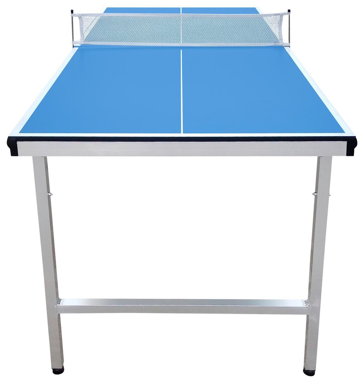 Tischtennistisch C060.002.00 - Blau, KONVENTIONELL, Holz/Metall (67/69/150cm) - Ambia Garden