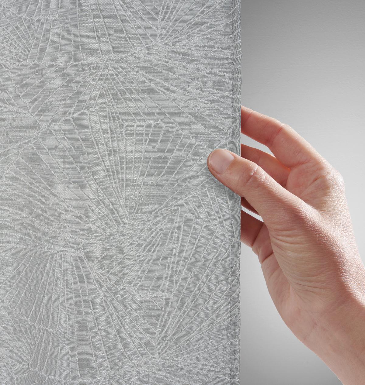 HOTOVÝ ZÁVĚS ALVIS - světle šedá, Romantický / Rustikální, textil (140/245cm) - Premium Living