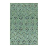 Flachwebteppich Bahama - Grün, Design, Textil (140/200cm) - Novel