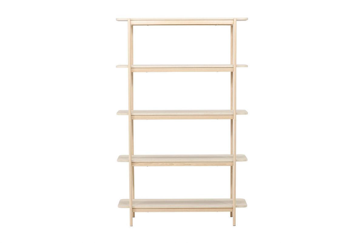 REGAL Heim, Beige B: 120 cm - Beige, MODERN, Holz/Metall (120/190/40cm) - Livetastic