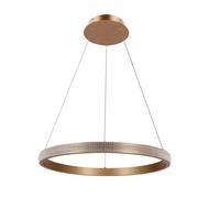 LED-HÄNGELEUCHTE 31-28440 HASHIM - Goldfarben, Design, Metall (60/60/115cm)