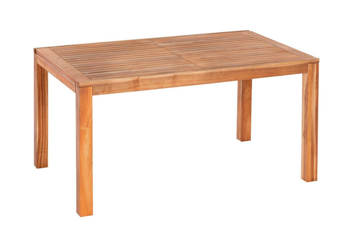 Gartentischgruppe 7tlg. Set Inkl. Kissen - Beige/Beigebraun, KONVENTIONELL, Holz/Kunststoff - Gardenson