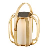 Solarleuchte Bob Solar Naturfarben D: 30 Cm - Naturfarben, Basics, Holz/Kunststoff (30/40cm) - Nordlux