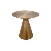 Beistelltisch Art Deco Goldfarben - Goldfarben, Trend, Metall (46/46/45cm) - Kayoom