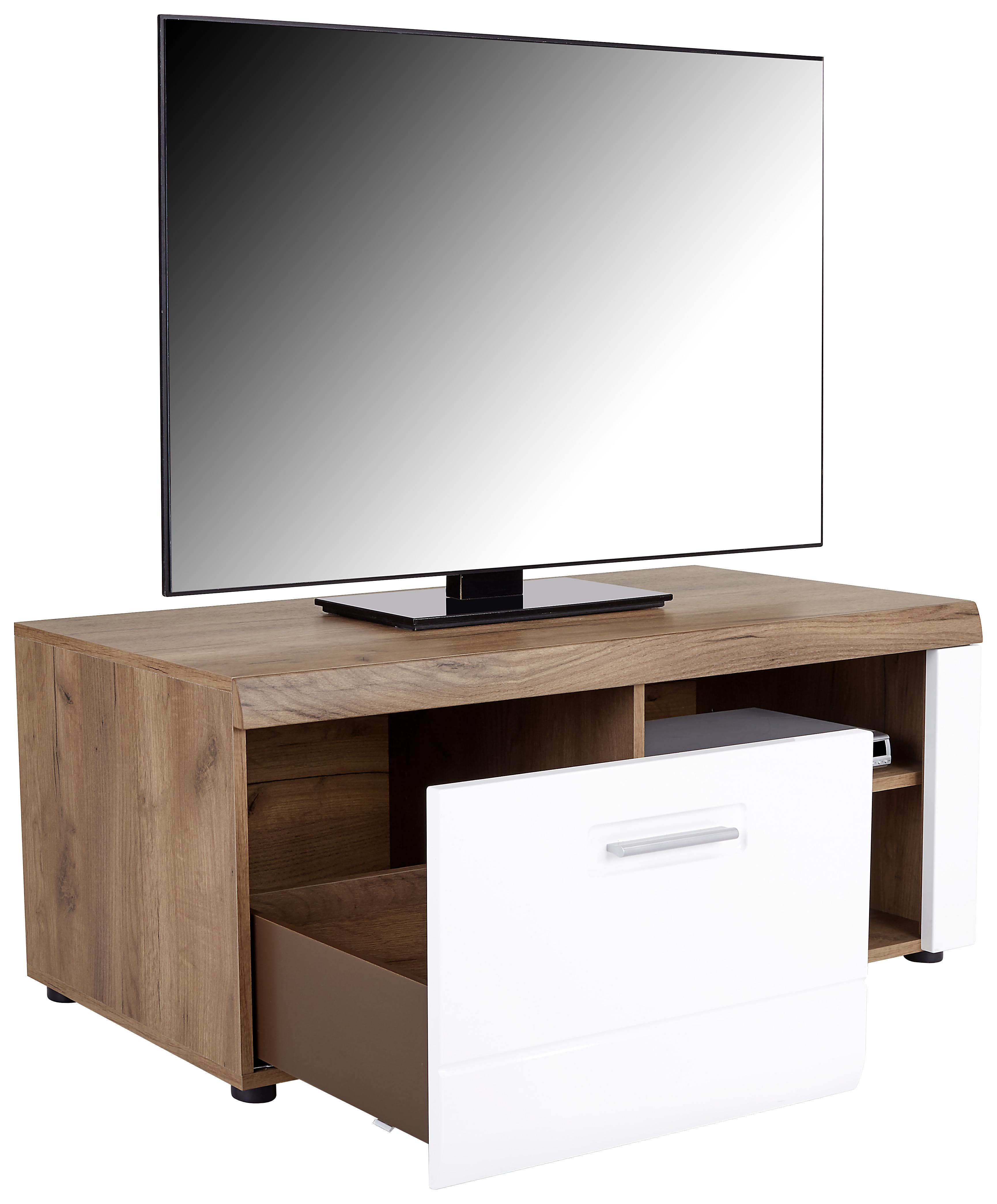 Tv Diel Avensis New - čierna/farby duba, Konvenčný, kompozitné drevo/plast (111,9/46,1/49,6cm) - Luca Bessoni