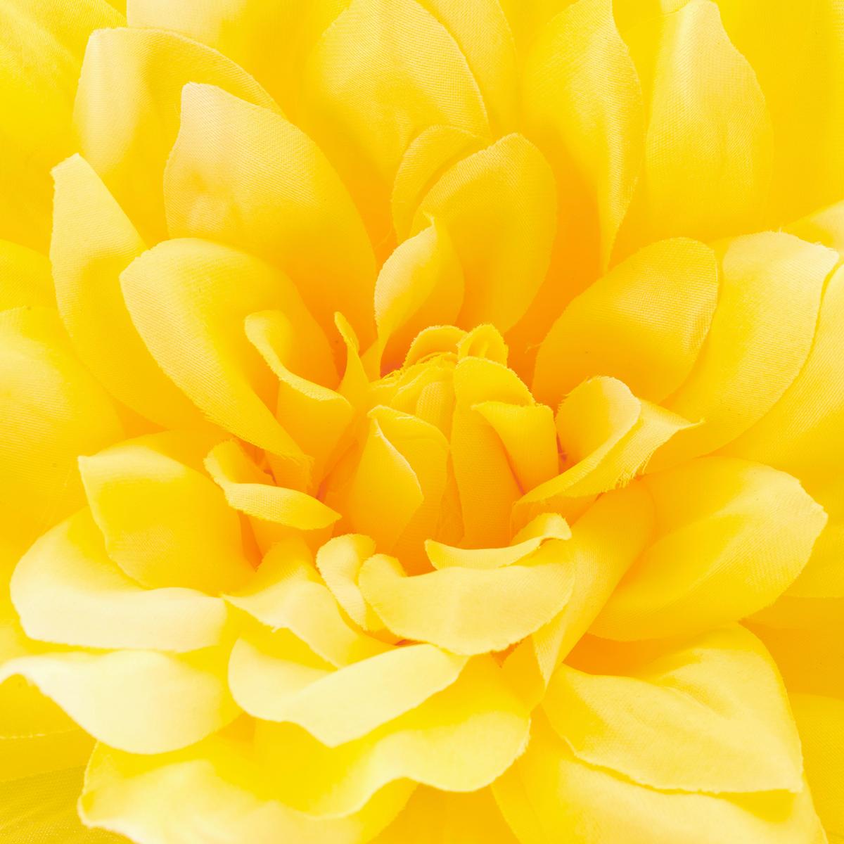 Dália Dahlie - sárga/zöld, Basics, műanyag/textil (94cm)