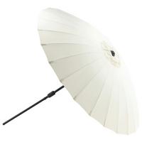 Sonnenschirm Palmetto - Weiß, KONVENTIONELL (270/270cm) - Gardenson