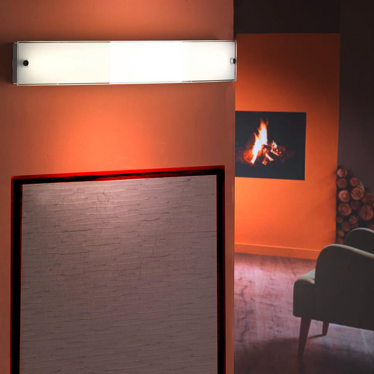 Spiegelleuchte 1006/Ap - Weiß, KONVENTIONELL, Metall (45/8/8cm)