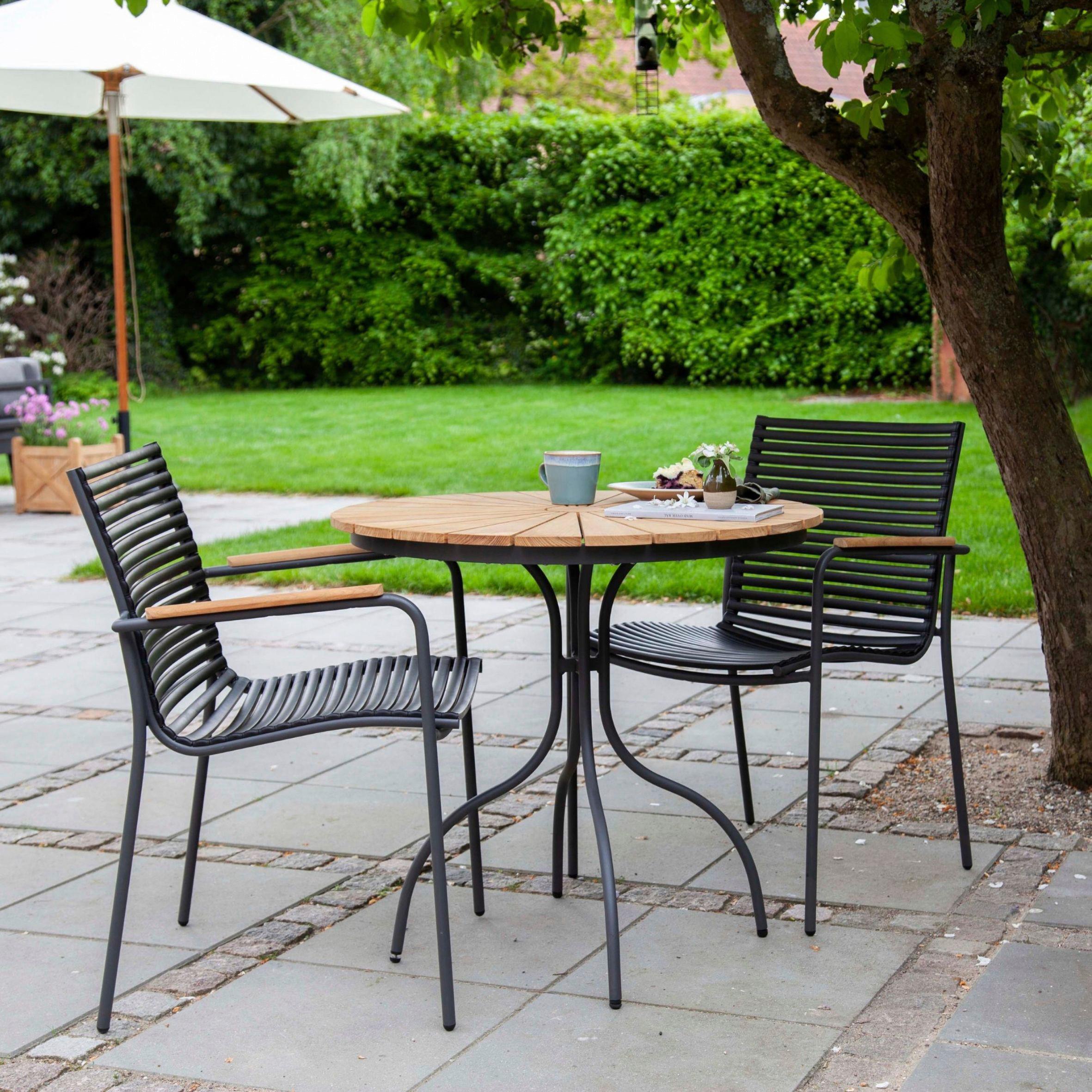 Balkonmöbel Set Ellen Teakholz/kunststoff