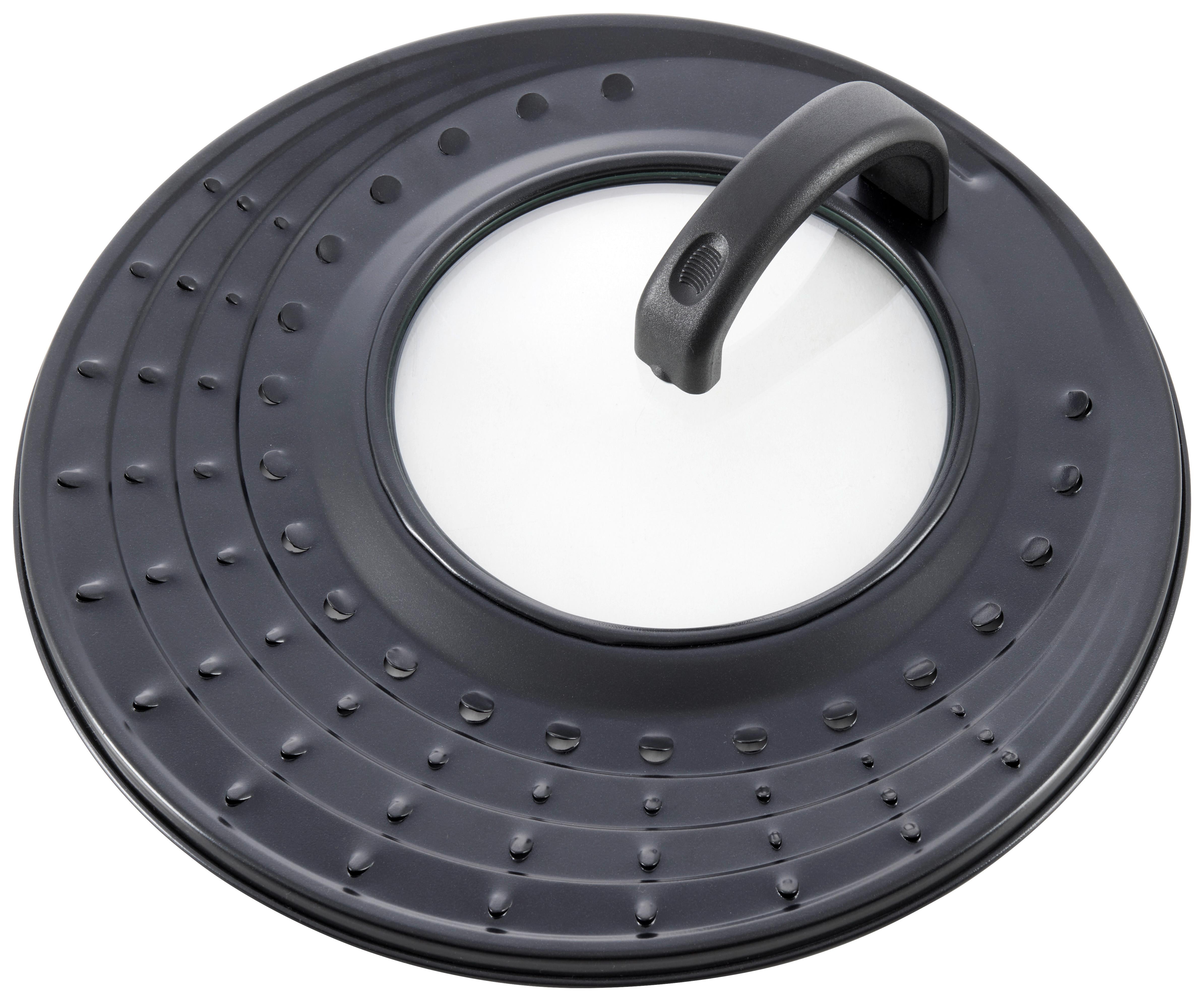 Ochranné síto proti prskání EDDY - černá, Konvenční, kov/plast (31cm) - Mömax