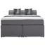Posteľ Boxspring Flexi - sivá/antracitová, Moderný, kompozitné drevo/textil (160 200 cm) - Modern Living Posteľ Boxspring Flexi - sivá/antracitová, Moderný, kompozitné drevo/textil (160 200 cm) - Modern Living