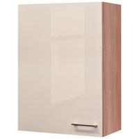 Küchenoberschrank Nepal 60 Cm Kaschmir/eiche 1 Drehtür - Kaschmir/Sonoma Eiche, MODERN, Holzwerkstoff (60/89/32cm) - FlexWell
