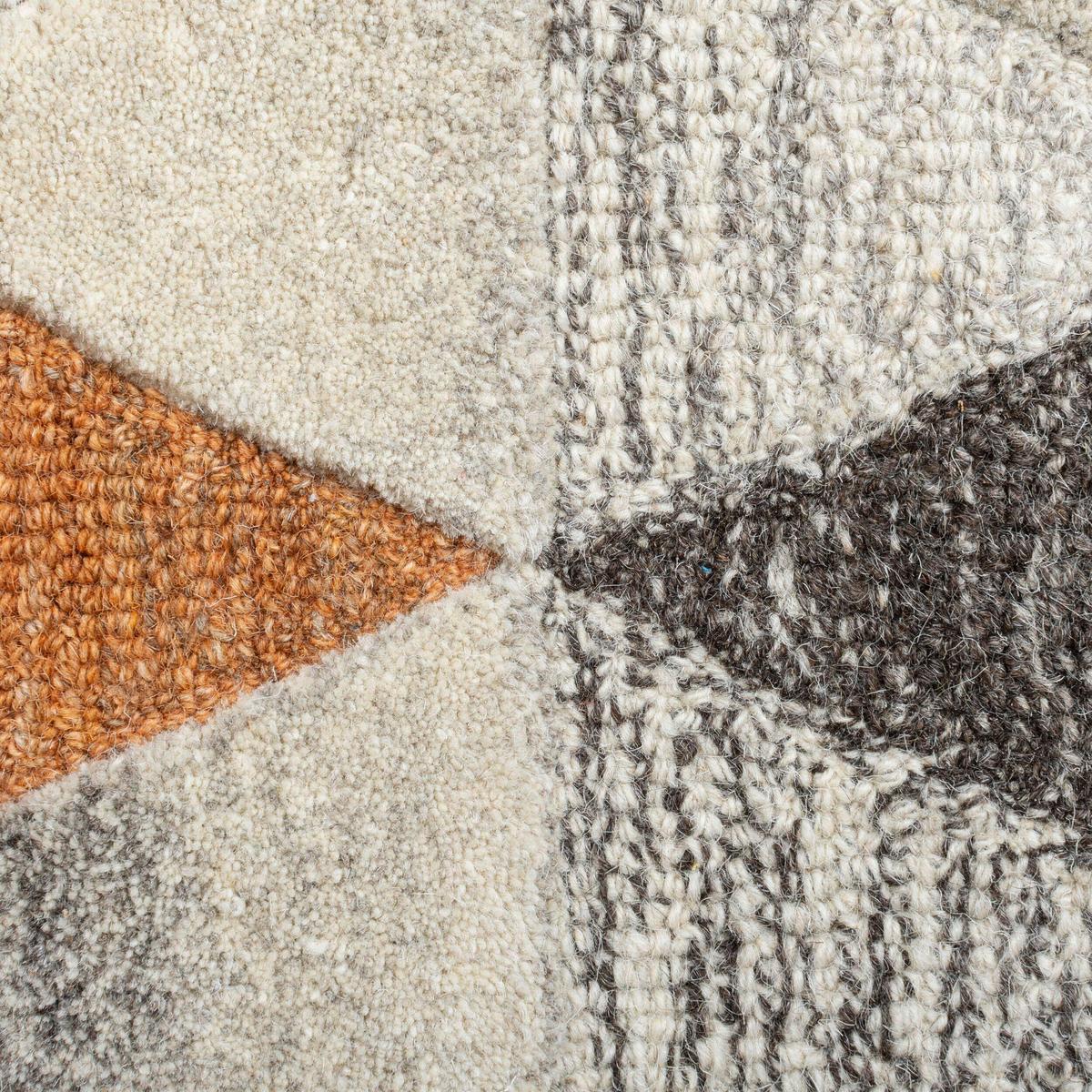 Wollteppich Wollteppich Naturfarbenb:230cm - Multicolor/Naturfarben, Basics, Textil (230/60cm)