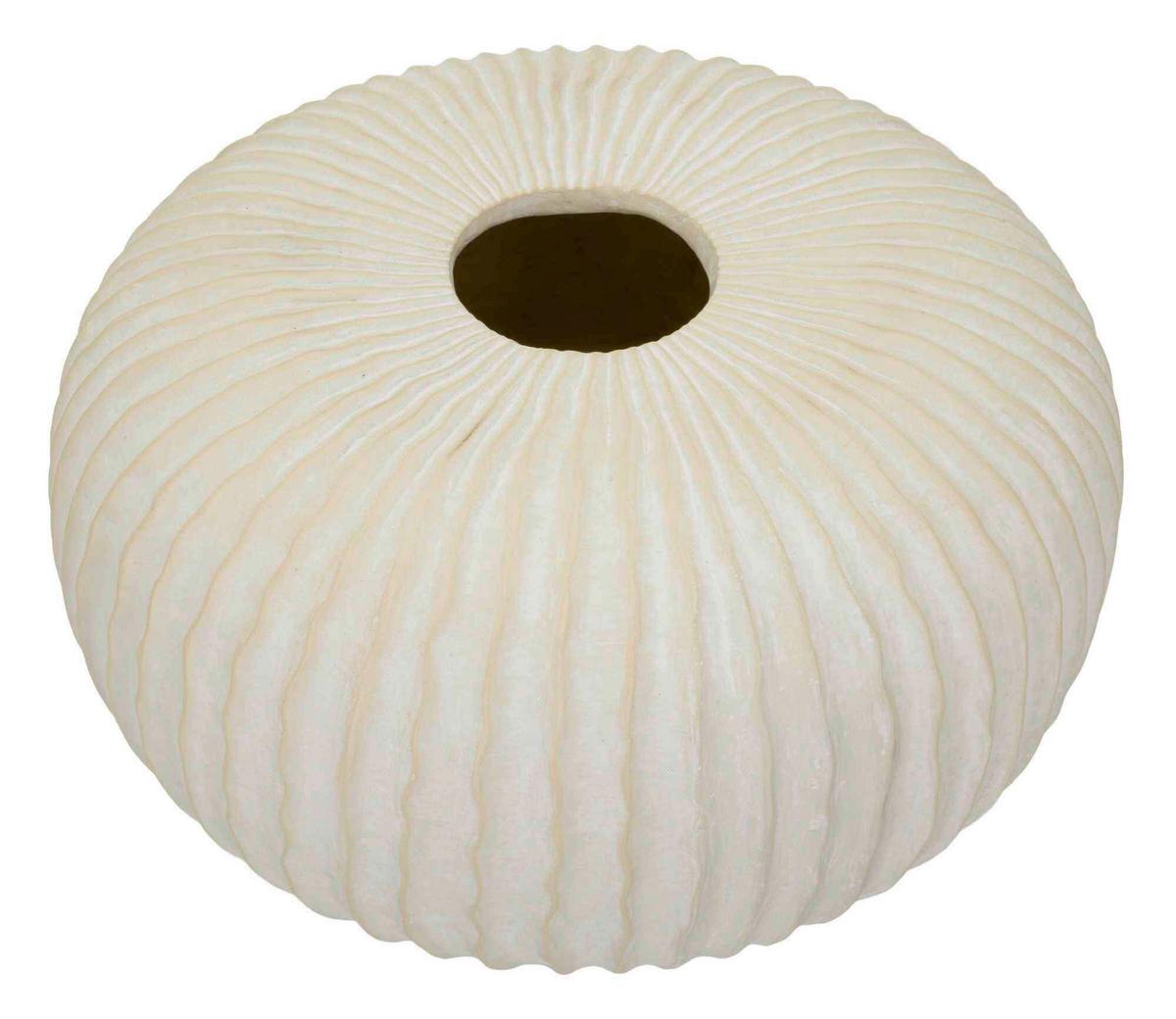 Vase Icicle Pot Creme B: 40 cm - Creme, Basics, Metall (40/23 /40cm)