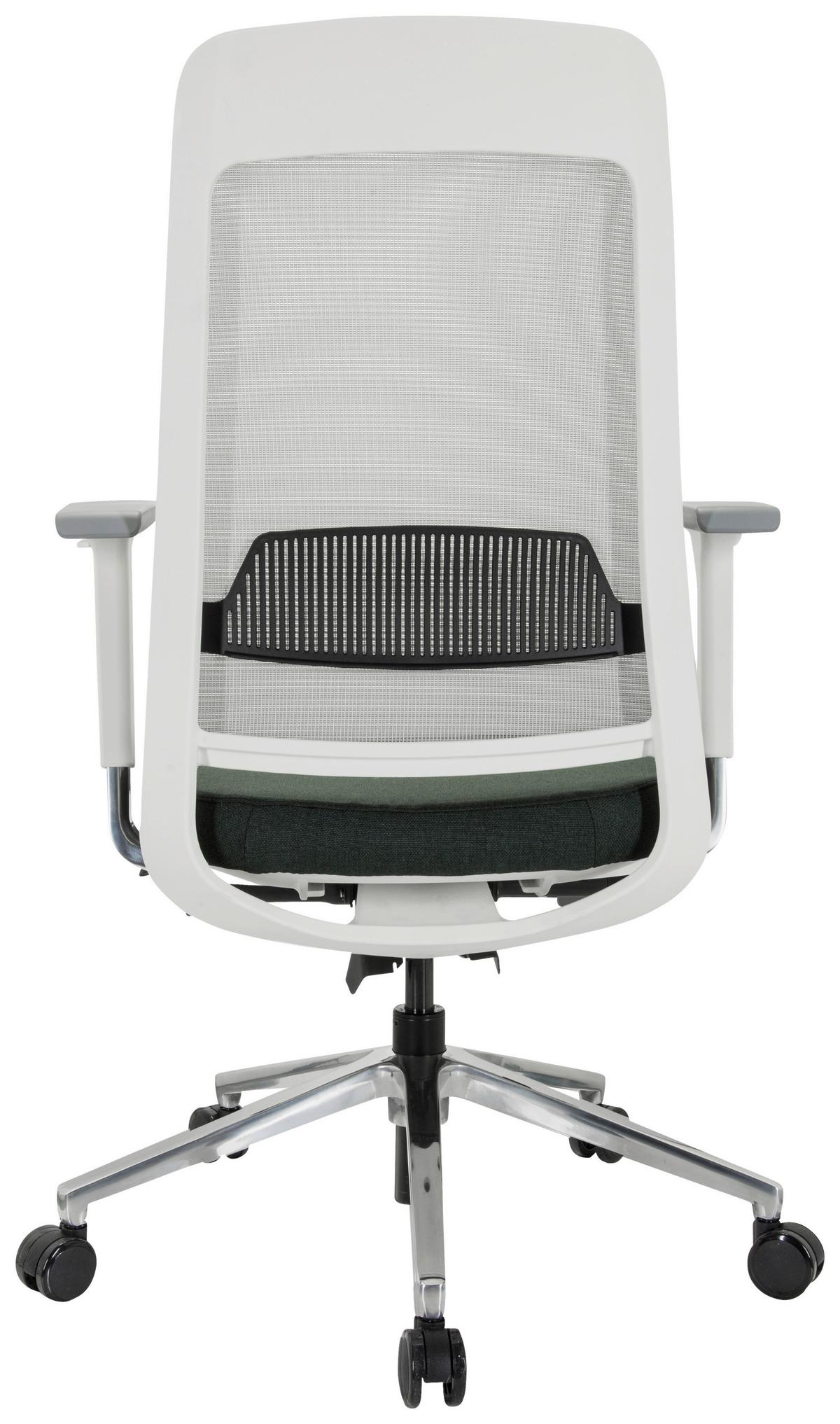 Bürostuhl Chiaro T2 Mit Wippfunktion Schwarz/Weiß - Schwarz/Weiß, MODERN, Kunststoff/Textil (67/118/63cm) - MID.YOU