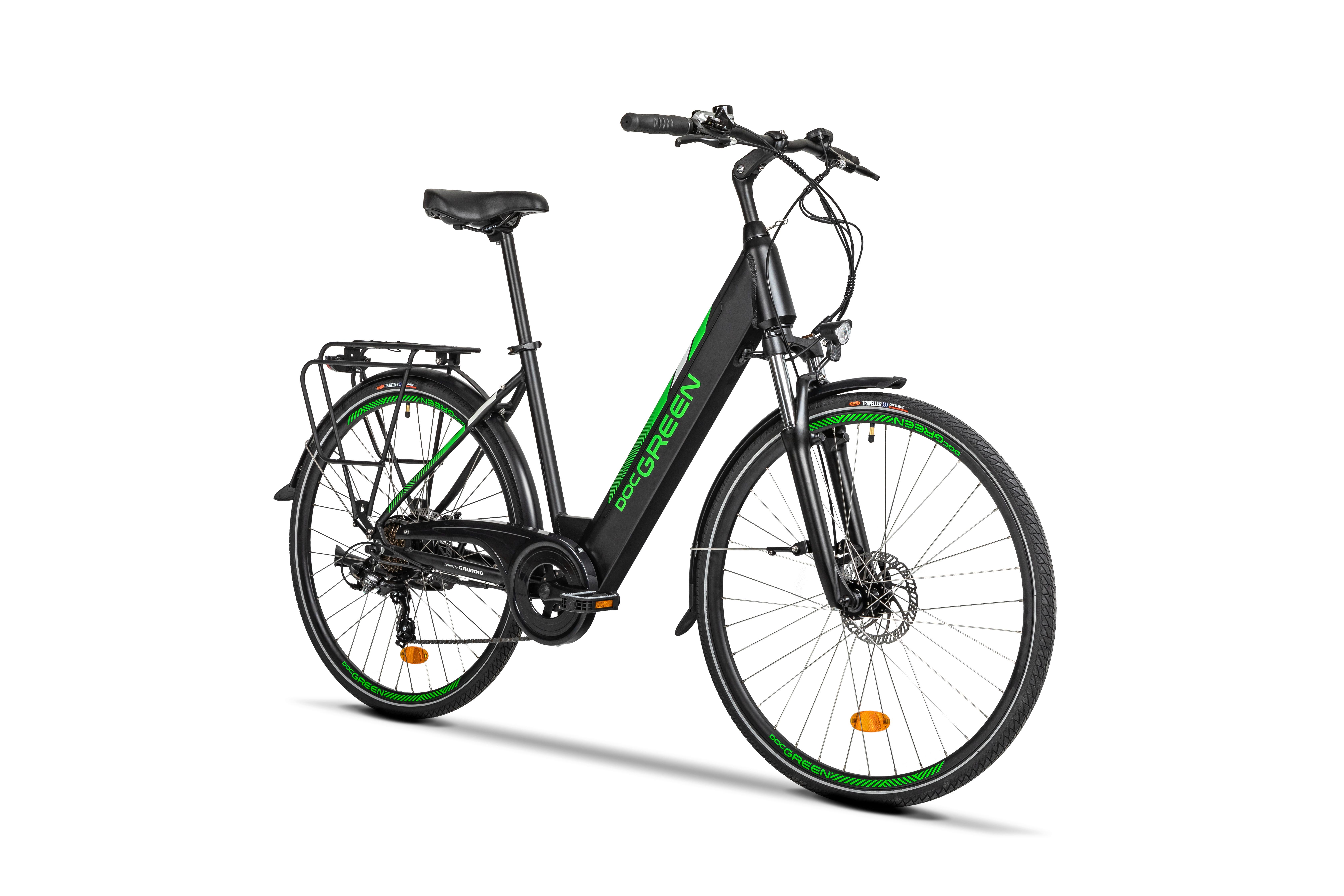 E-Bike City Docgreen 28 Zoll, 110 km - Basics, Kunststoff/Metall (180,9/68,0/103,3cm)