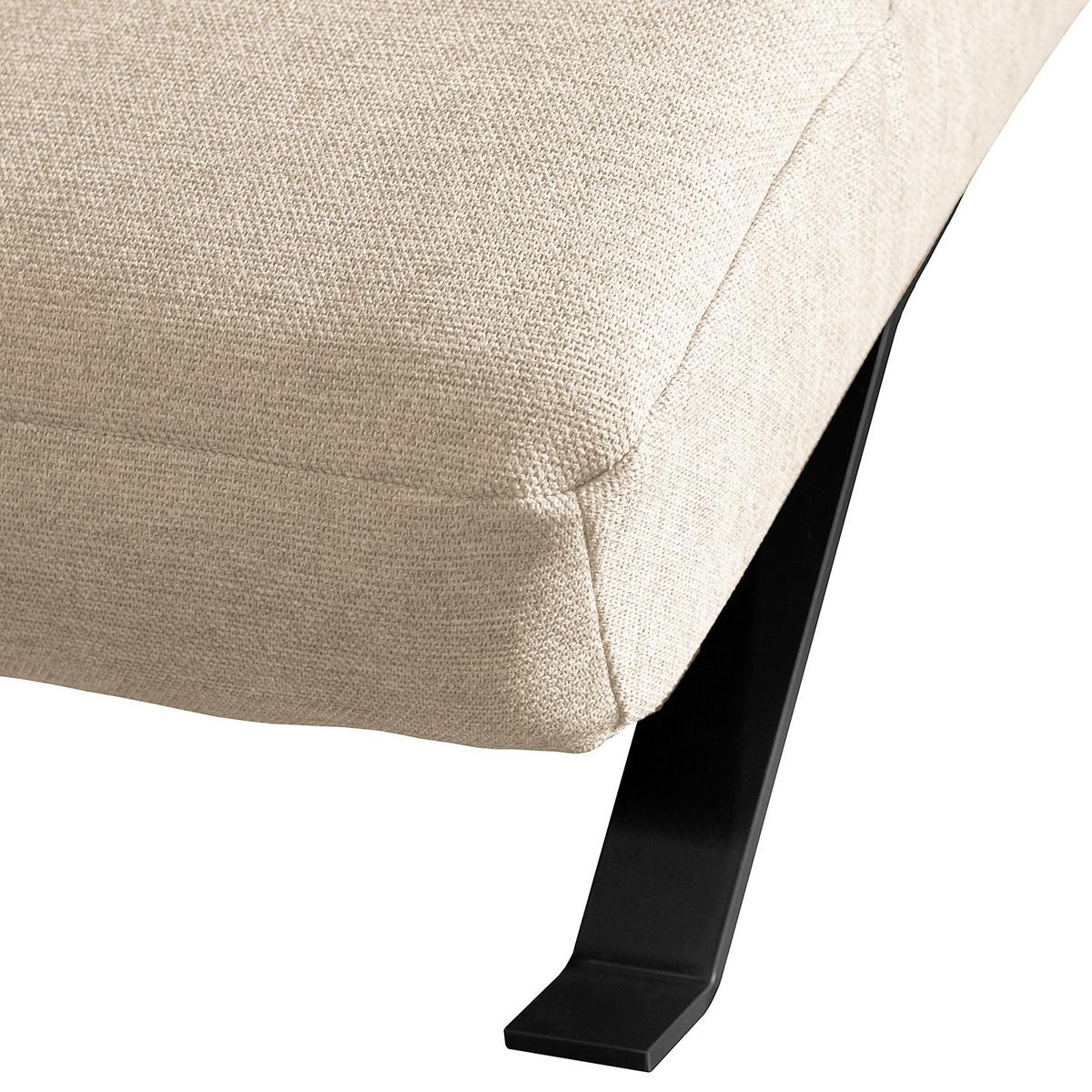 Relaxliege Swing Blick Beige B: 65 Cm - Beige/Schwarz, Design, Textil (65/65/171cm) - Livetastic