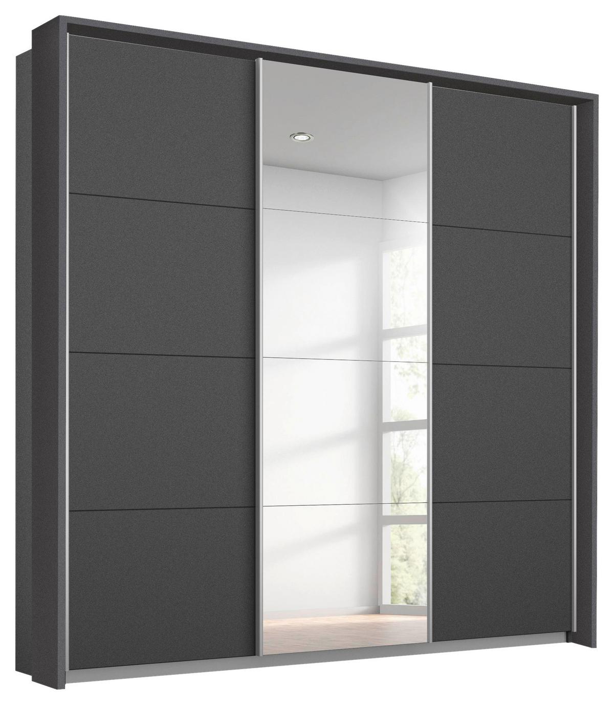 Paspartový rám MIAMI Š/V/H:cca 211/214/64cm - sivá, Modern, kompozitné drevo (211/214/64cm)