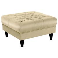 Hocker Cupido - Beige/Schwarz, Design, Textil (82/44/82cm) - MID.YOU
