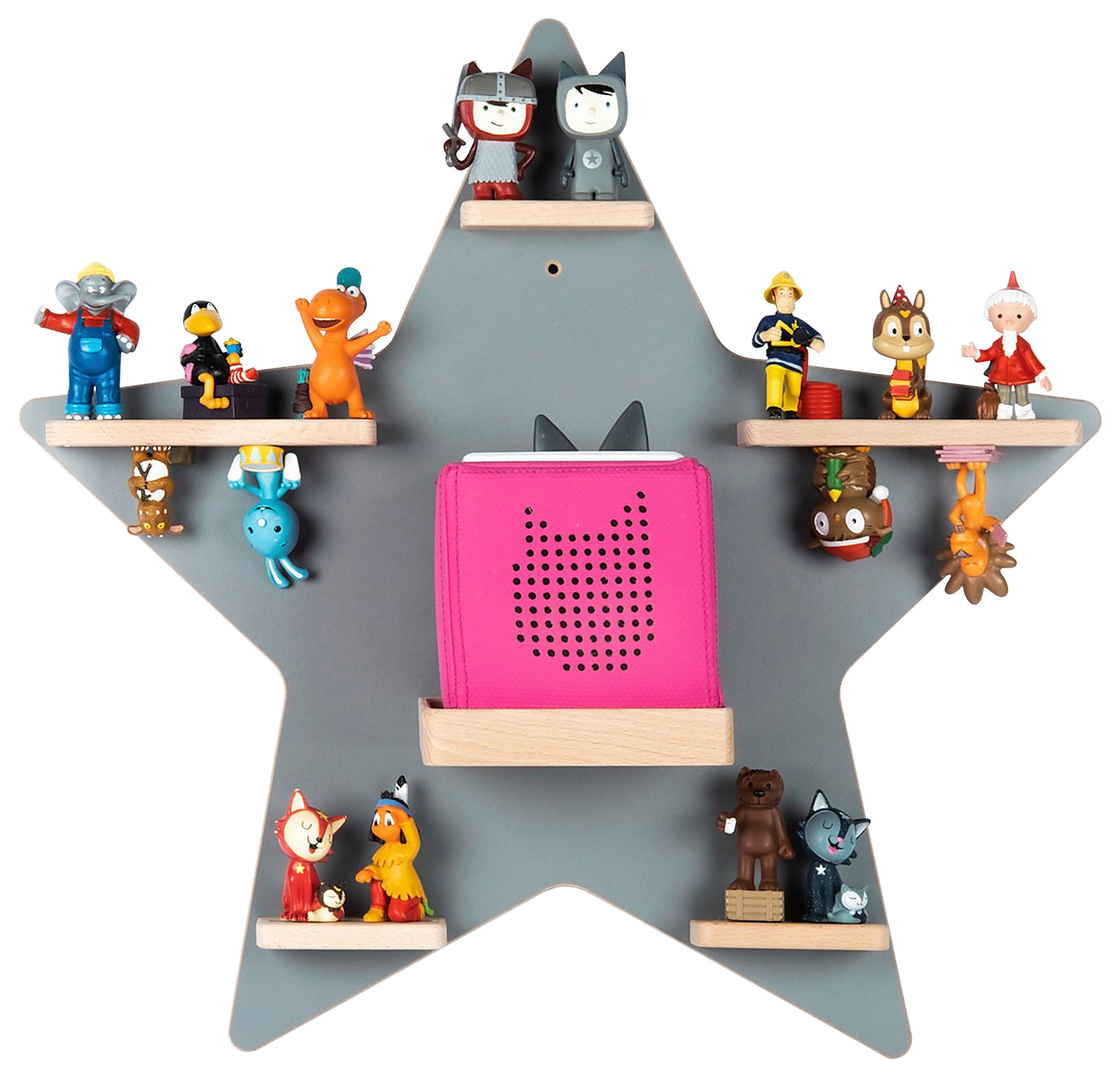 Kinderregal Boarti Grau B: 52 cm - Grau, MODERN, Holzwerkstoff (52/55/19cm) - MID.YOU