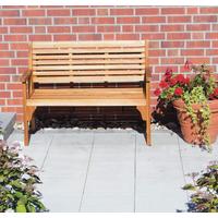 Gartenbank Holz 508761 2-Sitzer - Akaziefarben, MODERN, Holz (120/90/59,5cm) - Siena Garden