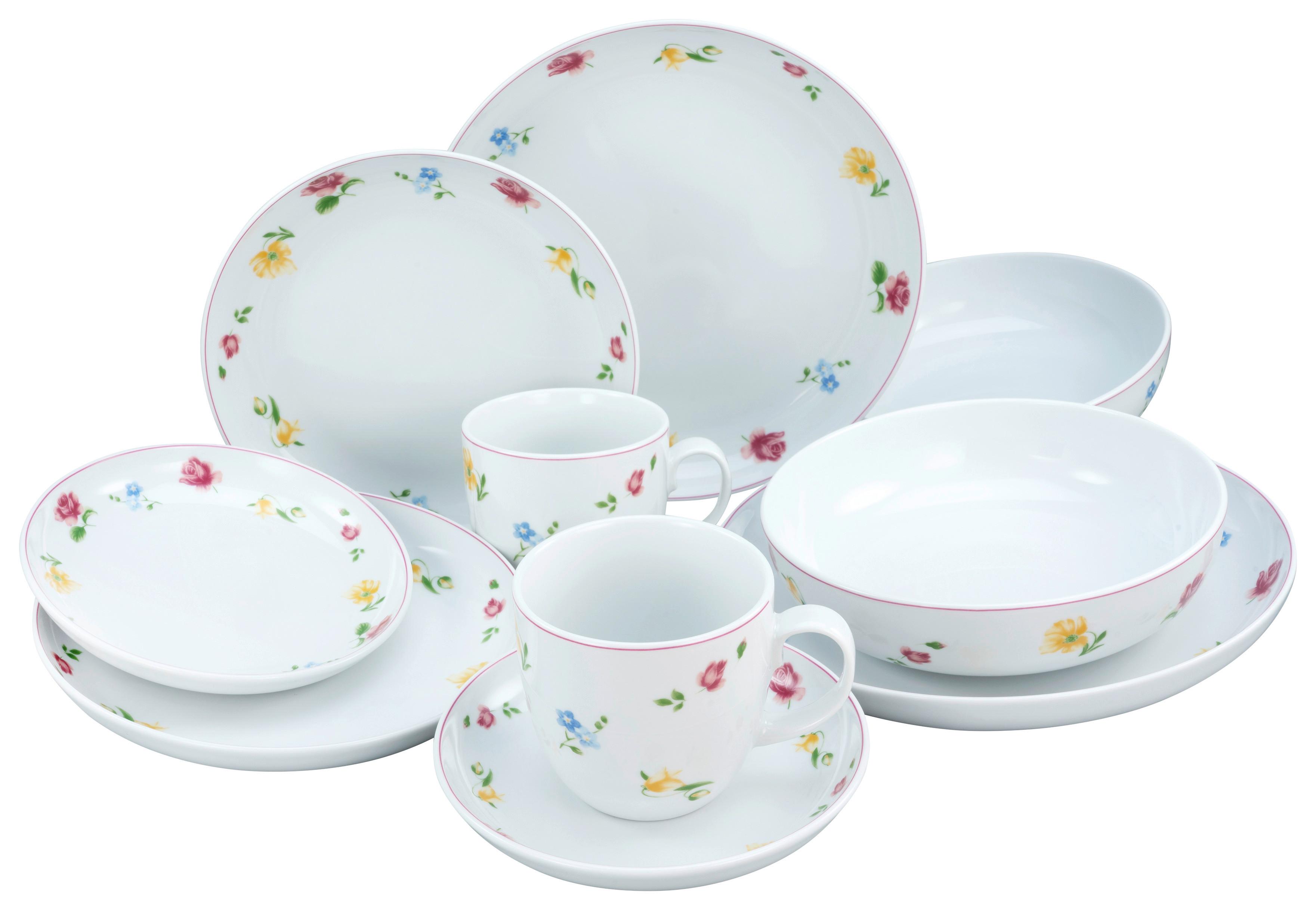 Kombinovaná souprava AllRound Summertime, 10 dílná - vícebarevná, Konvenční, keramika (37,5/23/30,5cm) - Creatable