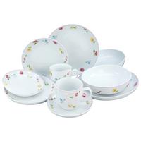 Kombinovaný servis Allround Summertime, 10 dielny - viacfarebná, Konventionell, keramika (37,5/23/30,5cm) - Creatable