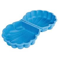 Sand- und Wassermuschel Neptune Blau, 87x79x20 cm - Blau, KONVENTIONELL, Kunststoff (87/79/20cm)