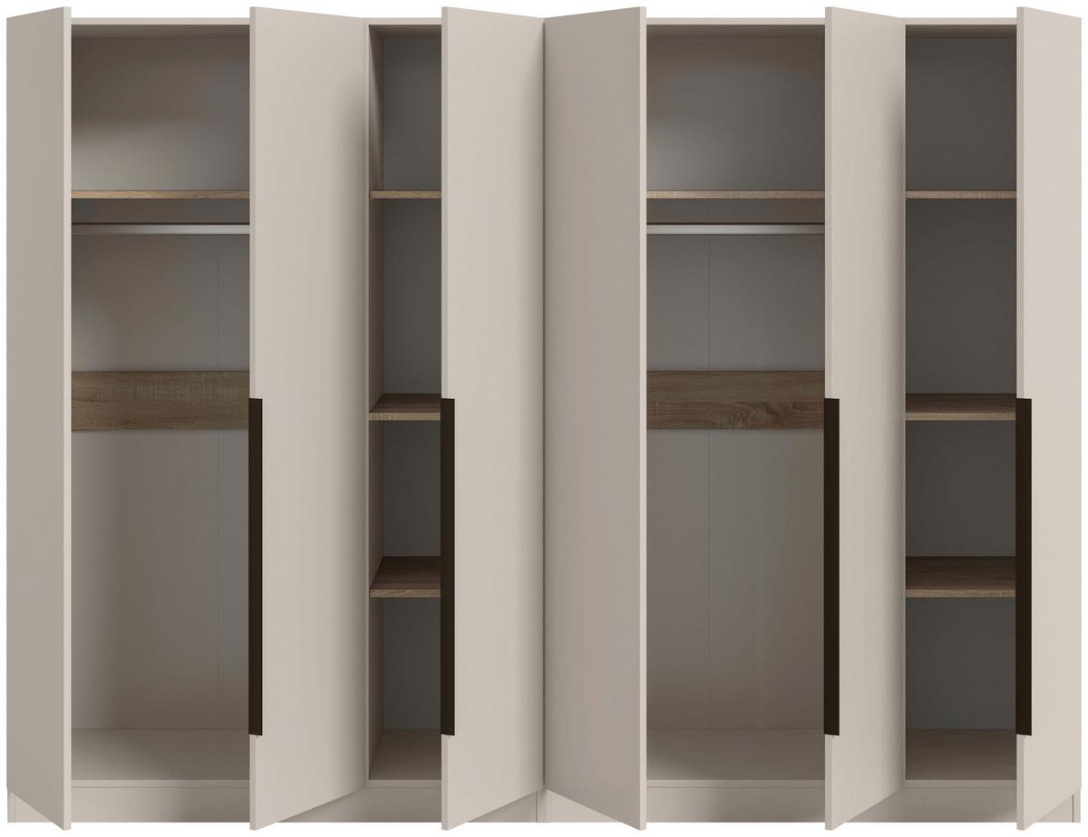 DREHTÜRENSCHRANK Kopenhagen Kaschmir B: 240cm - Kaschmir, MODERN, Holzwerkstoff (240/181/52cm) - Livetastic