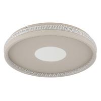 Led Mennyezeti Lámpa 48563-30s  Shirley - homokszínű/átlátszó, Design, műanyag/fém (41/6.5cm) - Globo