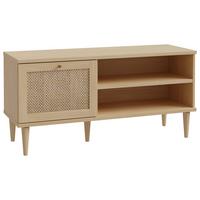 TV diel CALASETTA š: 120 cm - zlatá/farba duba, Natur, kov/drevo (120,1/57,8/41,4cm)