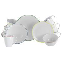 Kombiservice Luna Color Line Multicolor L: 39 Cm - Multicolor, Basics, Keramik - Creatable