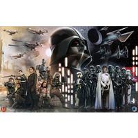 Vliestapete Star Wars Collage - Multicolor, Basics (400/250cm) - Komar