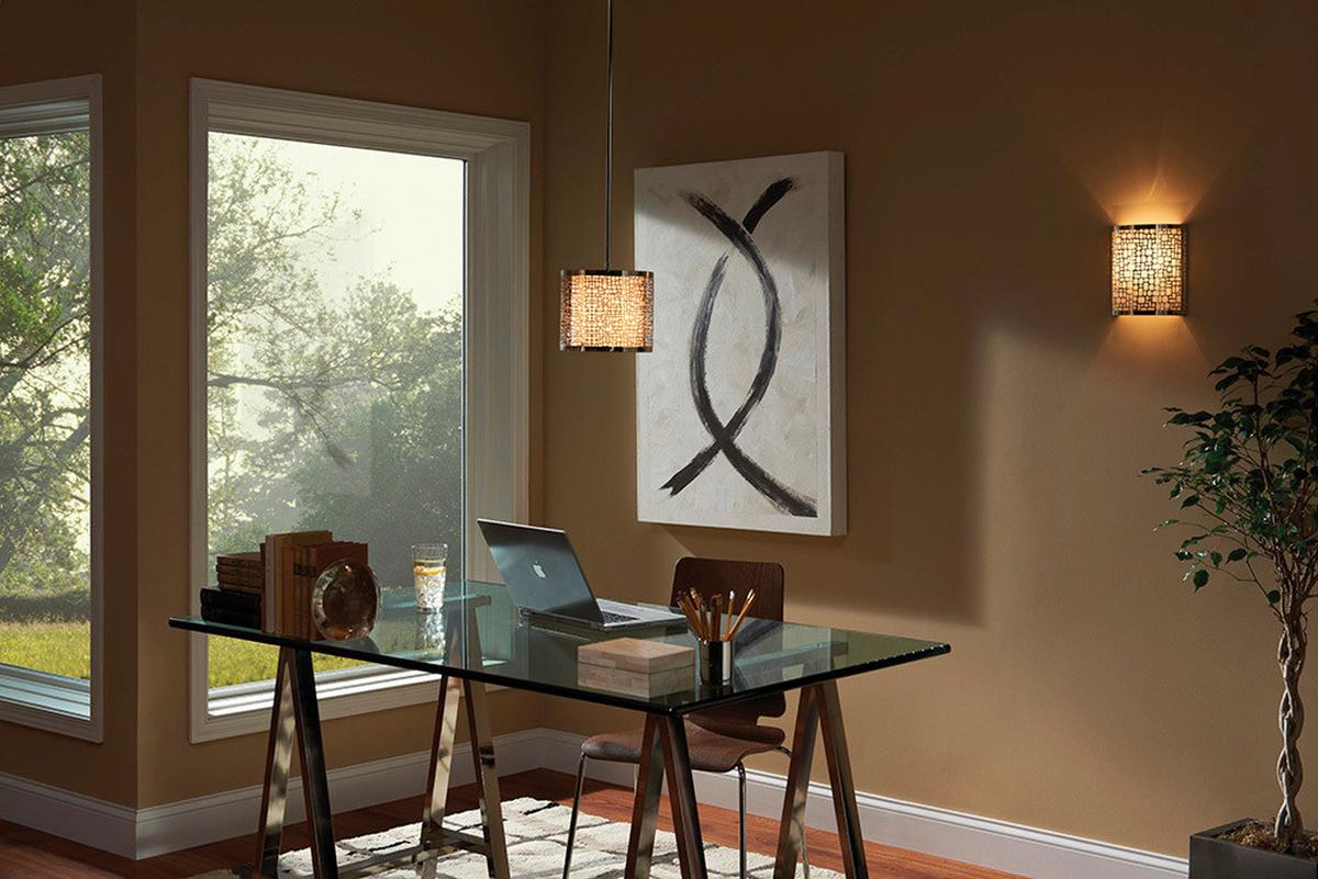 Hängeleuchte Fe-Joplin-Mp - Chromfarben, Design, Metall (20.3/24.1cm) - Elstead Lighting