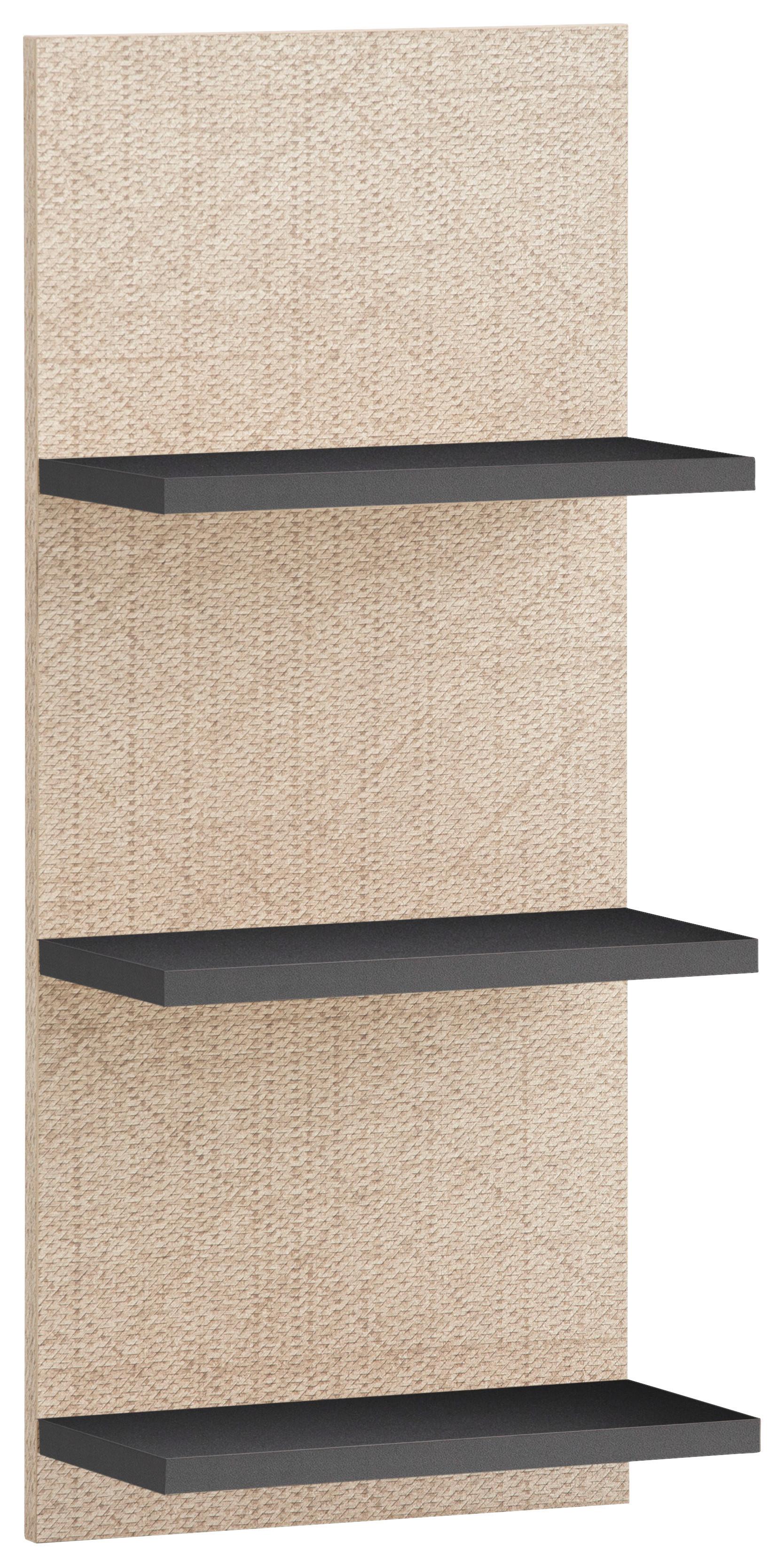 Regal Sander Beige/Anthrazit B: 30,3cm - Anthrazit/Beige, MODERN, Holzwerkstoff (30,3/70,2/17,45cm) - MID.YOU