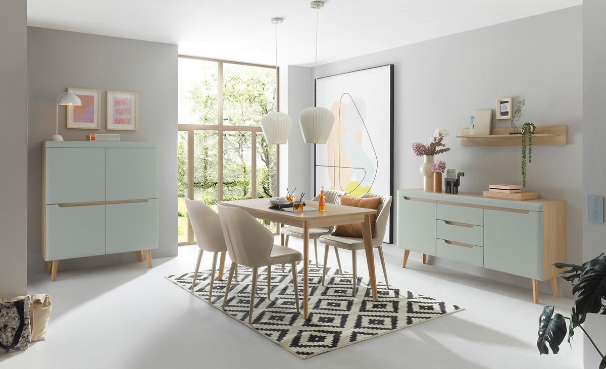 Esstisch Svante Torge Eichefarben B: 140-180 Cm - Eichefarben, Design, Holzwerkstoff (140-180/80/75cm) - MID.YOU