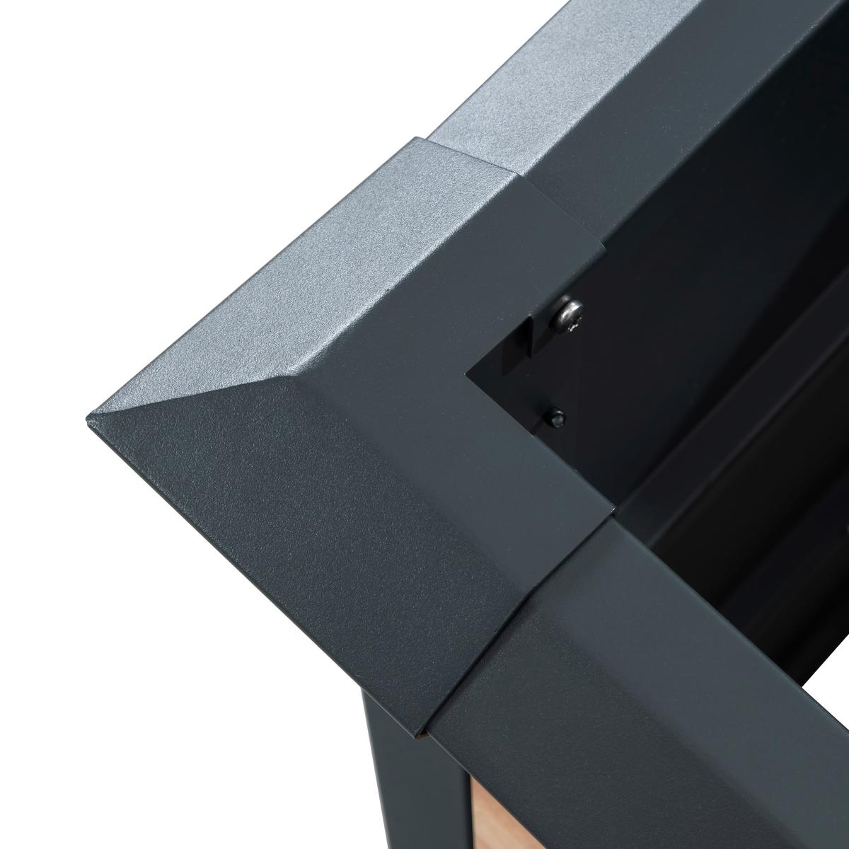 Hochbeet Primus-Multi M - Lärchefarben, KONVENTIONELL, Metall (50/100/77cm)