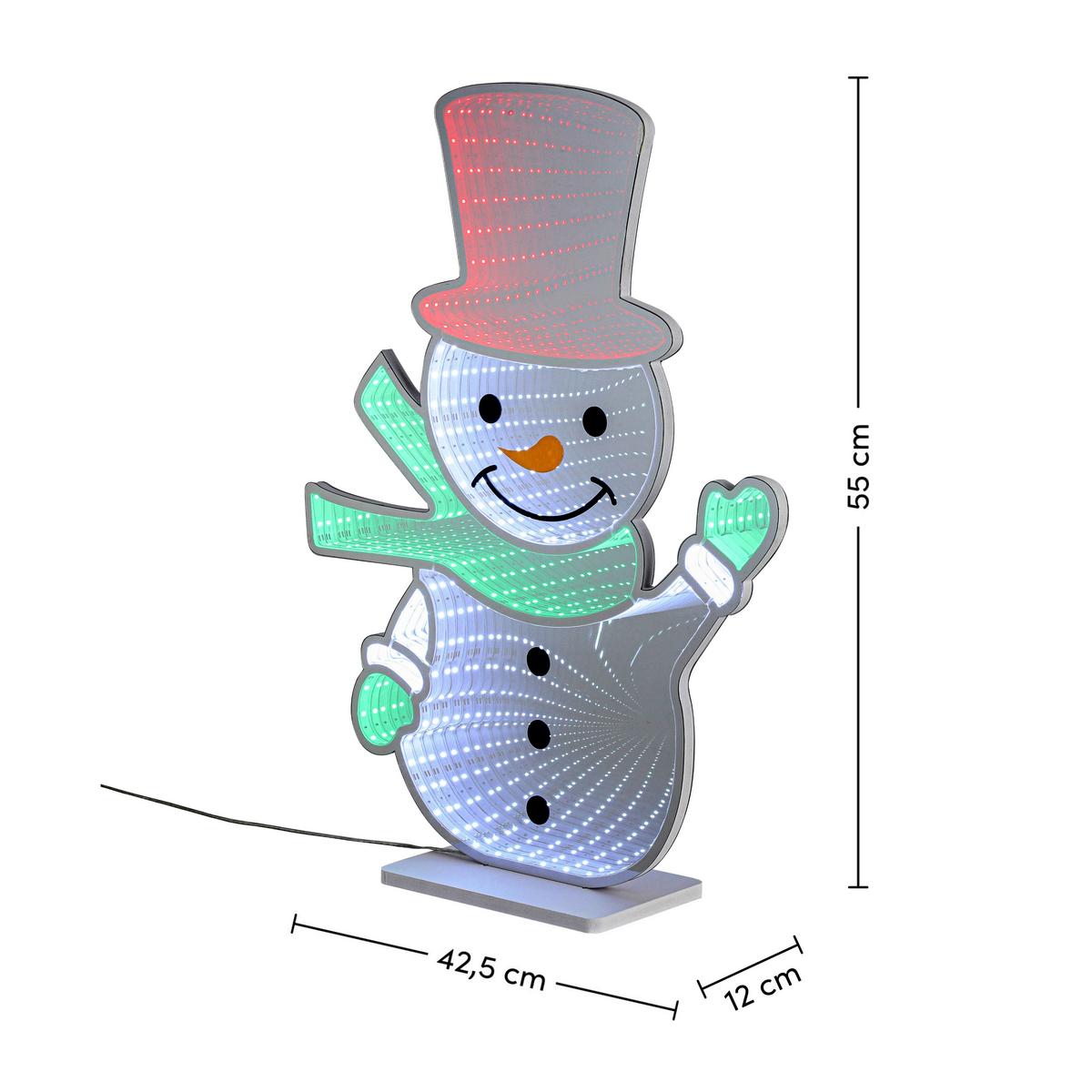 DEKORAČNÍ LED SVÍTIDLO SCHNEELI - bílá/barvy chromu, Design, plast (12/42,5/55cm) - Mömax