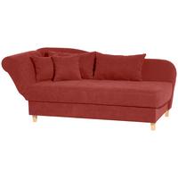 Recamiere Selma Terracotta Li. mit Bettkasten+schlaffunktion - Buchefarben/Terracotta, Design, Textil (190/88/82cm) - Max Winzer