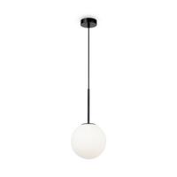 Pendelleuchte Basic Form - Schwarz/Weiß, Trend, Glas/Metall (20/180cm) - MAYTONI