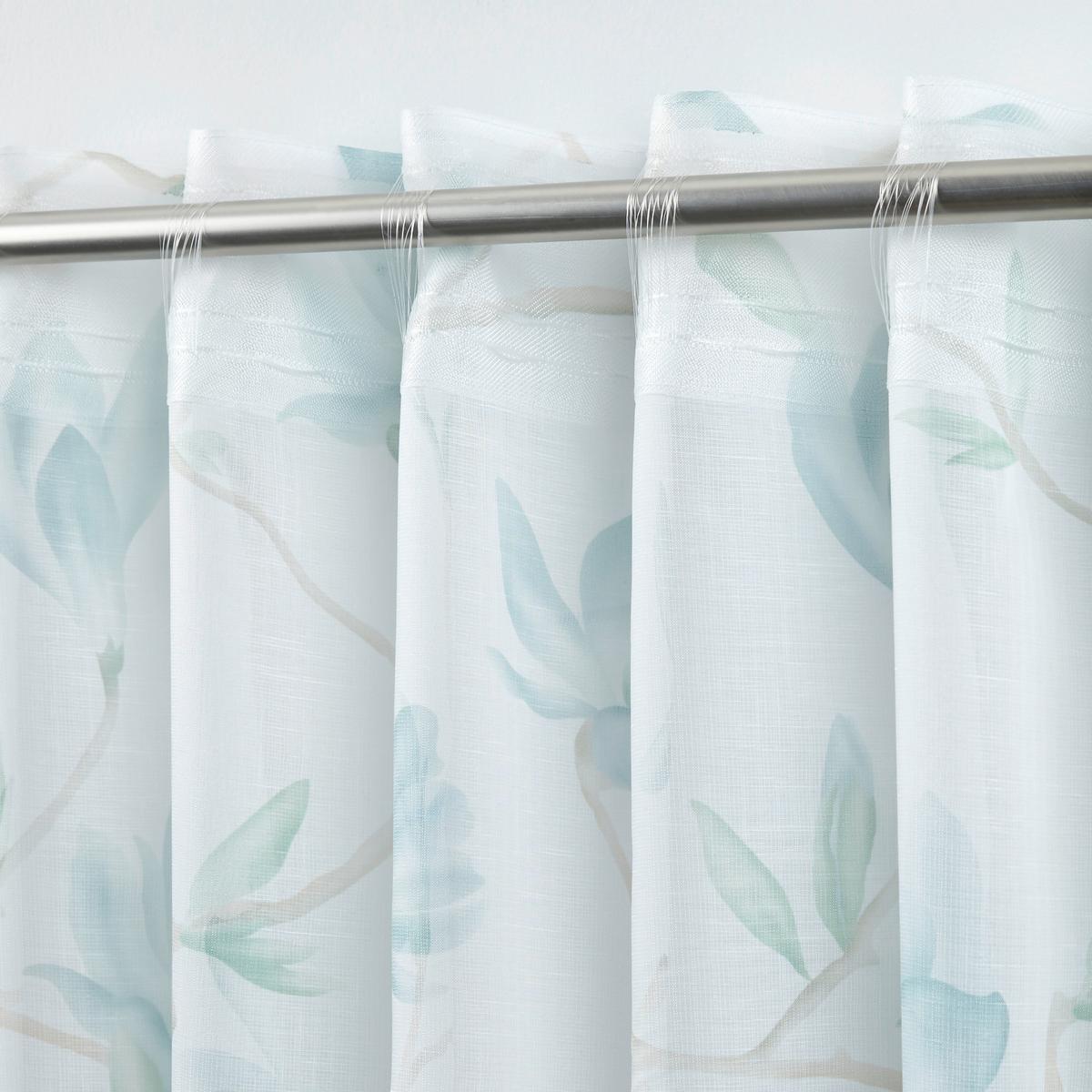 HOTOVÝ ZÁVĚS Magda, 140/245 cm - modrá, Basics, textil (140/245cm) - Modern Living