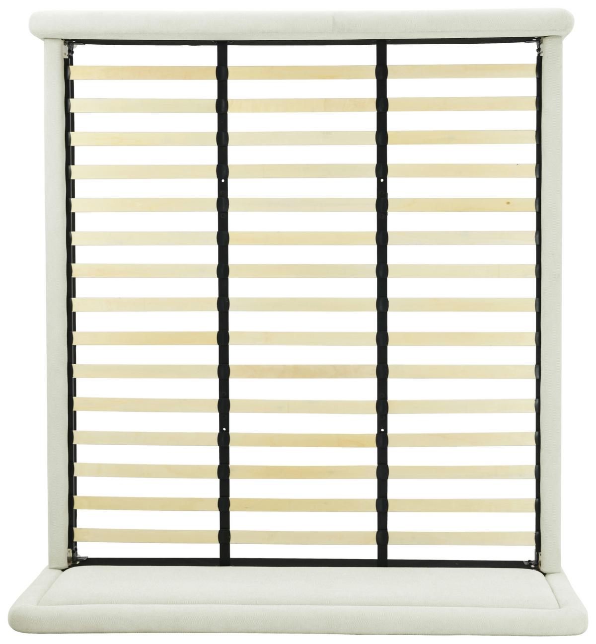 Polsterbett Pipe Weiß B: 205 Cm - Eichefarben/Schwarz, Design, Holz/Textil (205/110/233cm) - Livetastic