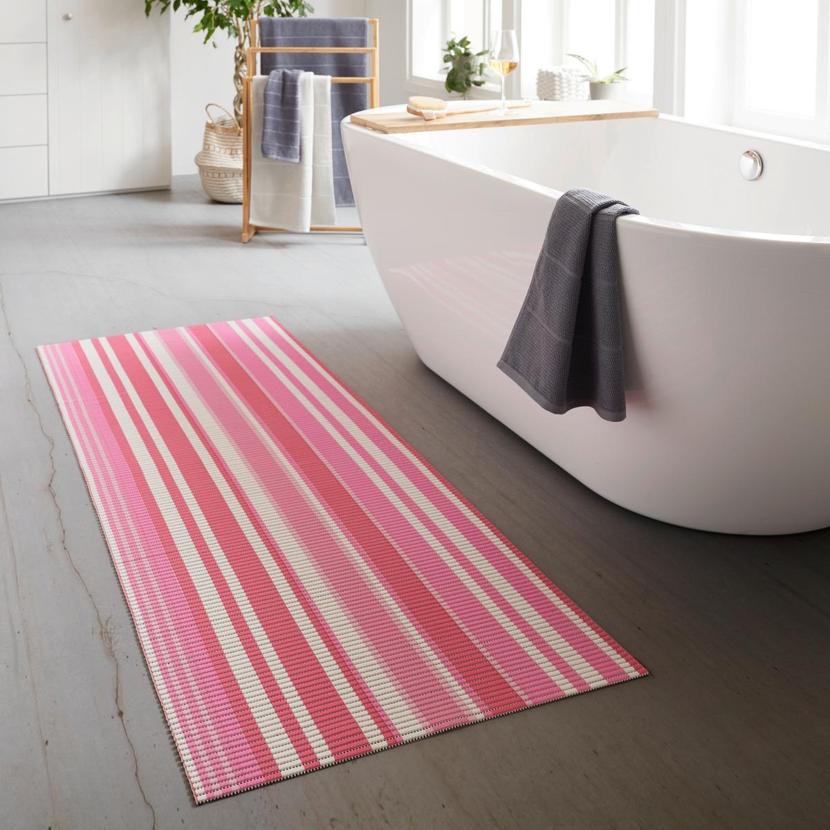 PODLOŽKA PROTI KĹZANIU STRIPE - hnedá/modrá, textil (65/180cm) - Mömax