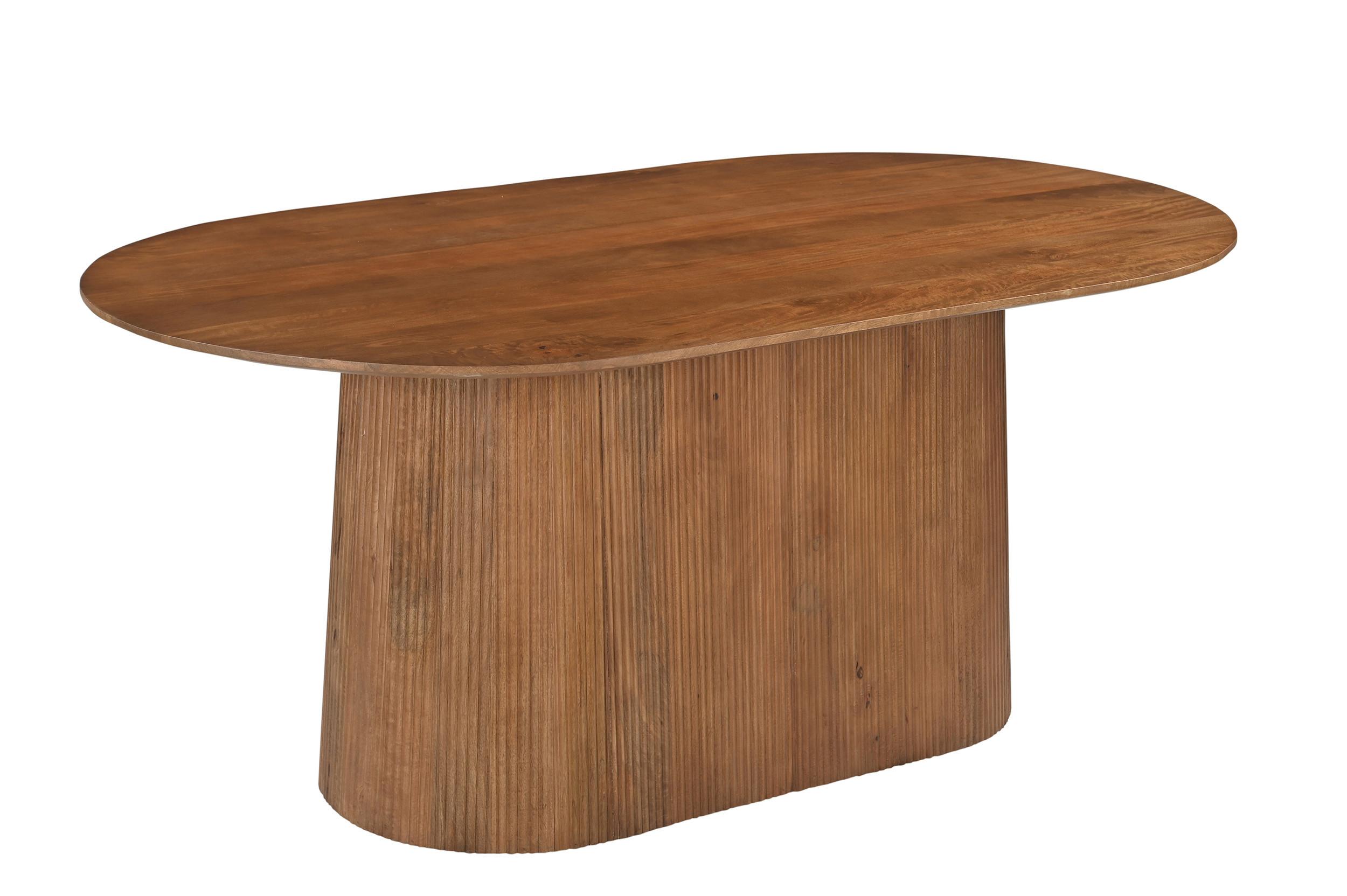 ESSTISCH Naturfarben L: 180cm - Naturfarben, MODERN, Holz (180/100/76cm) - MID.YOU