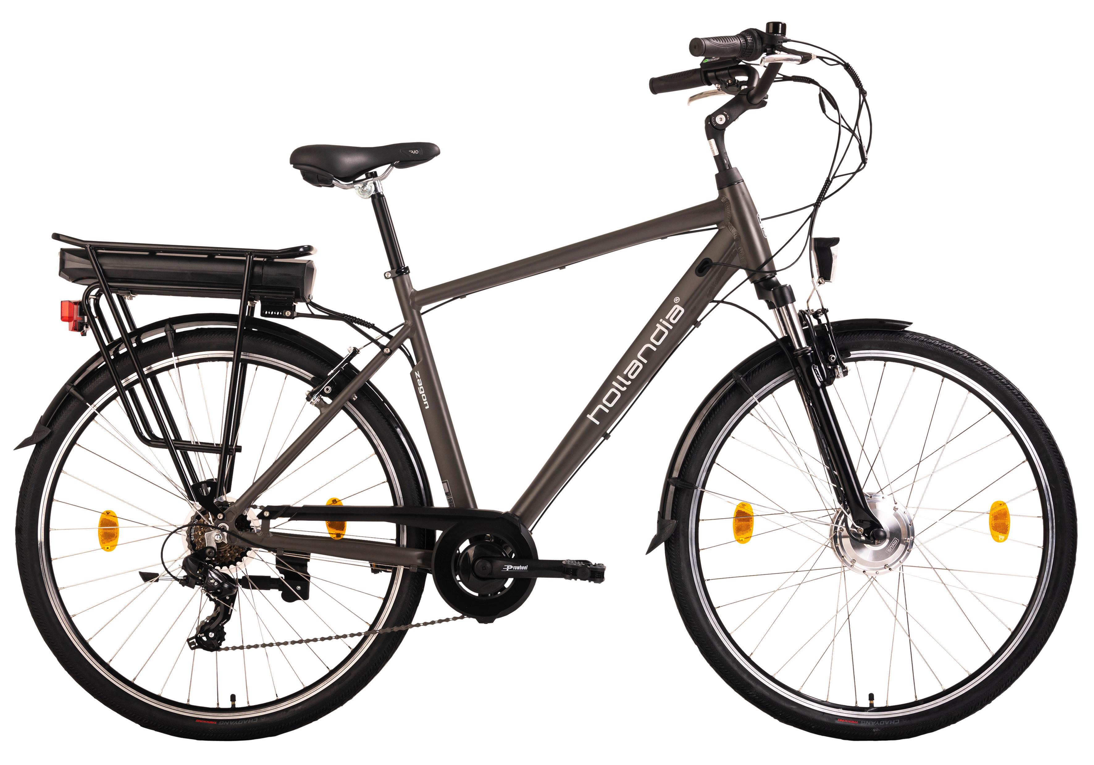 Elektrofahrrad Hollandia Zagon Grau - Grau, Basics, Metall (21/116/188cm) - KS Cycling