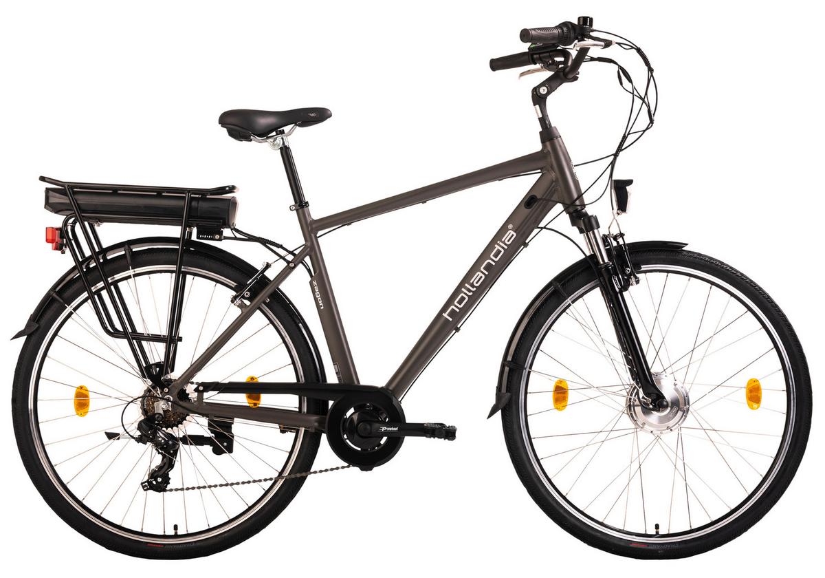 Elektrofahrrad Hollandia Zagon Grau - Grau, Basics, Metall (21/116/188cm) - KS Cycling