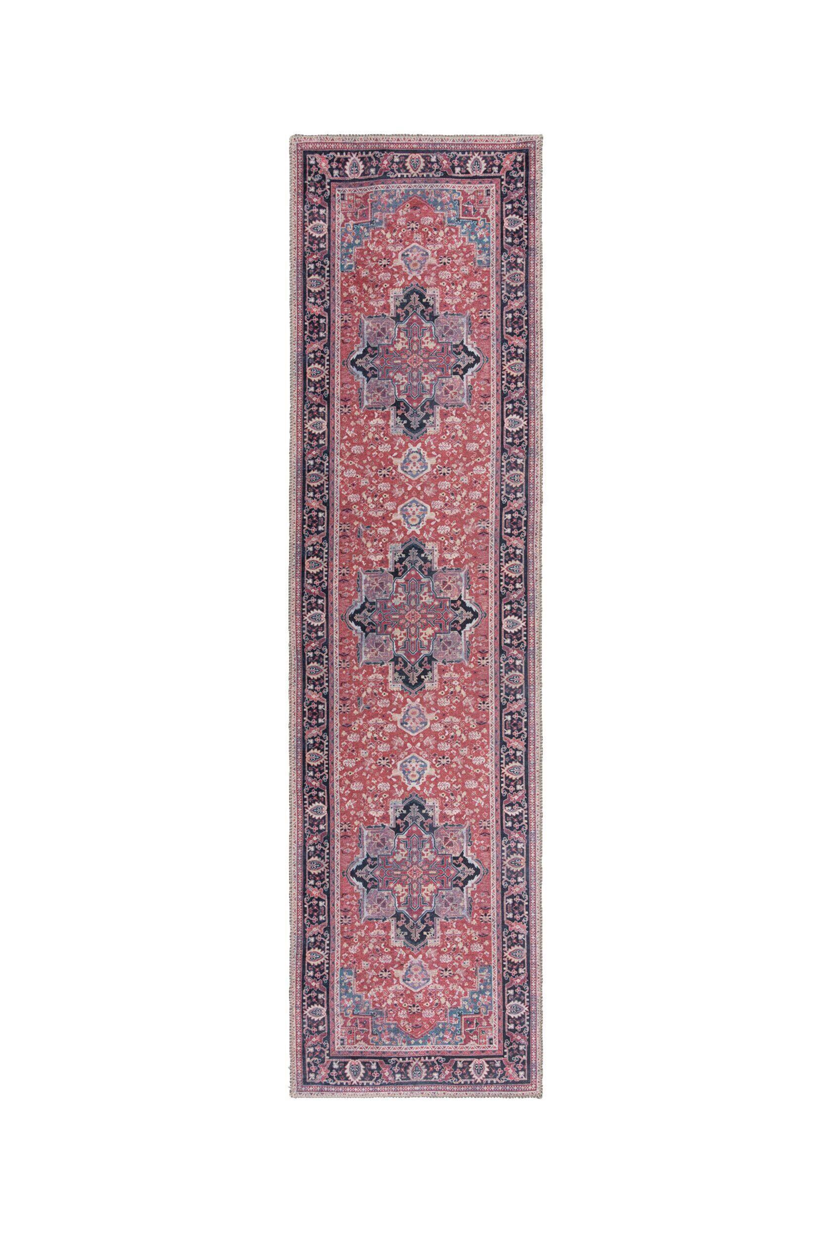 Flachwebteppich Windsor Traditional Red 60x230 - Rot, Basics, Textil (60/230cm)