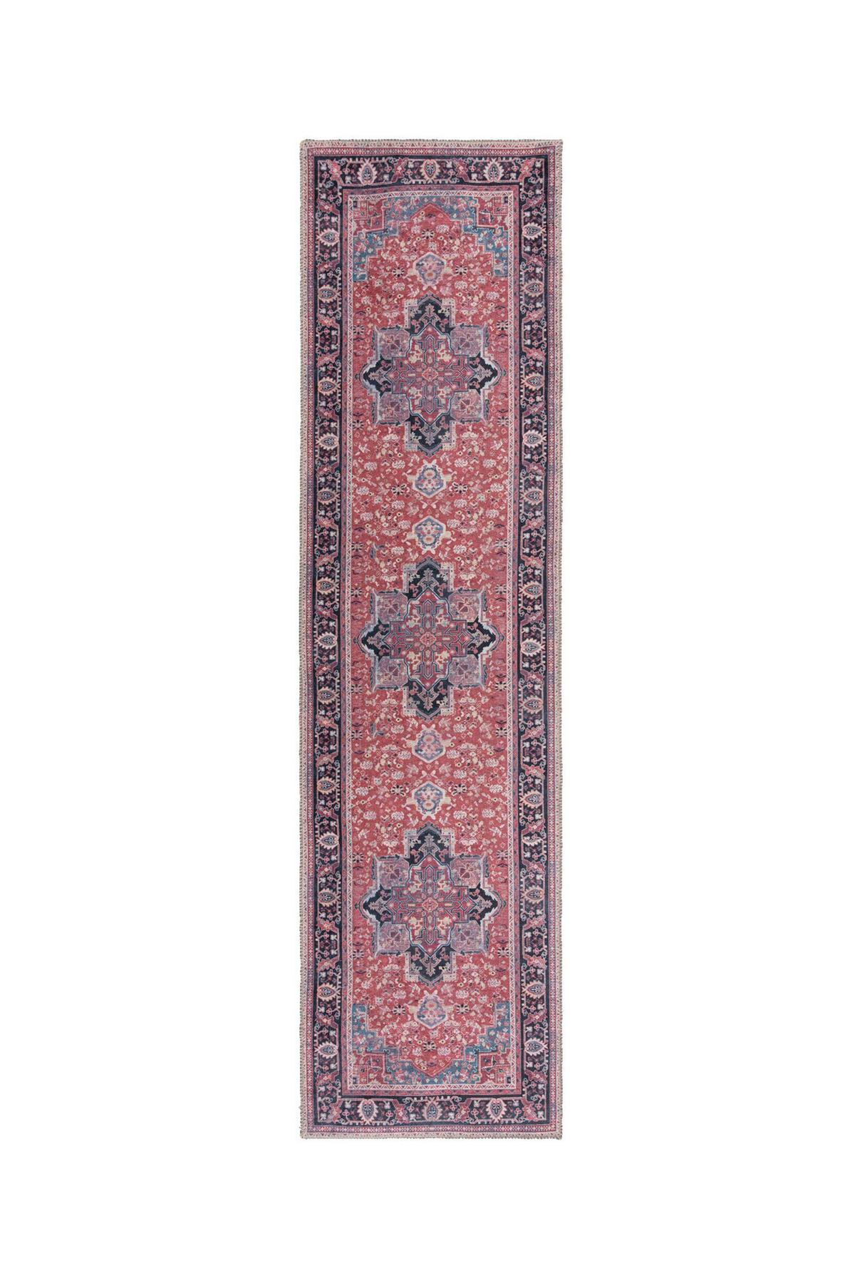 Flachwebteppich Windsor Traditional Red 60x230 - Rot, Basics, Textil (60/230cm)