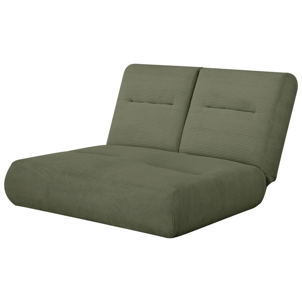 Schlafsofa Luna Olivgrün B: 159 cm